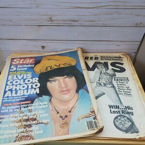VTG !978 And 1979 Elvis Presley Tabloids Star And National Enquirer Magazines